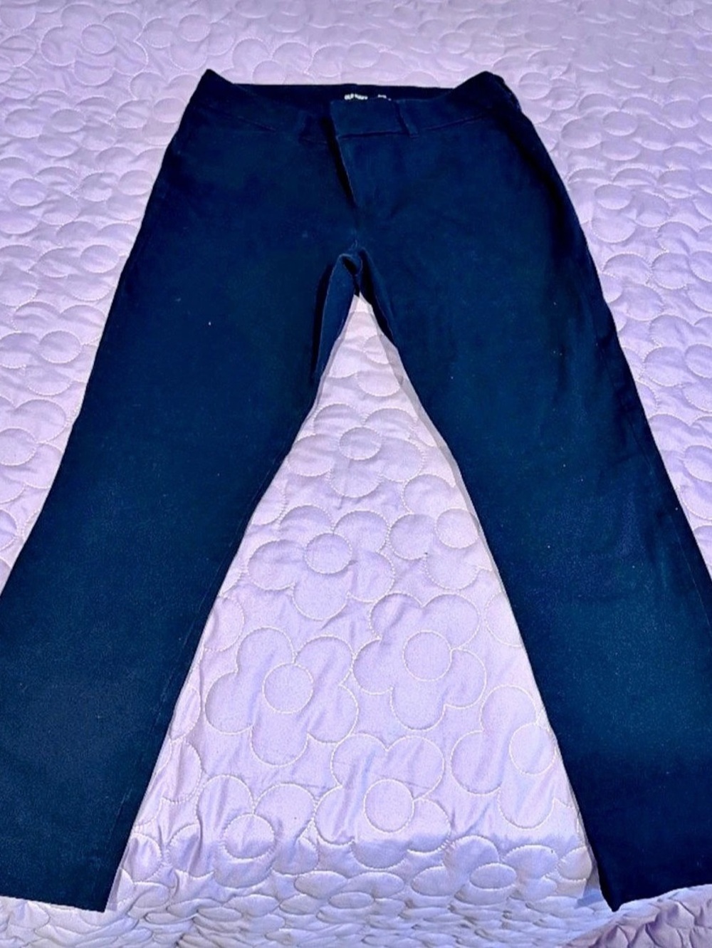 Old Navy Pixie Never-Fade Ankle Pants Navy Size 6